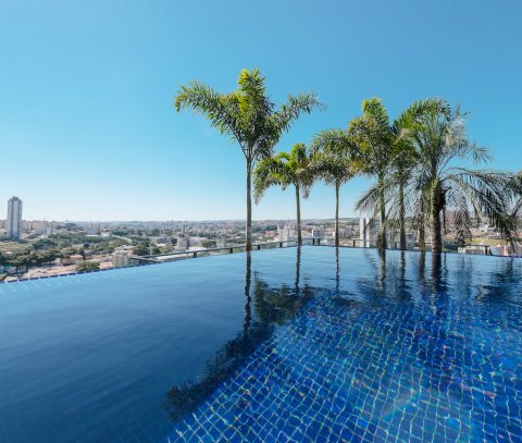 Piscina com borda infinita